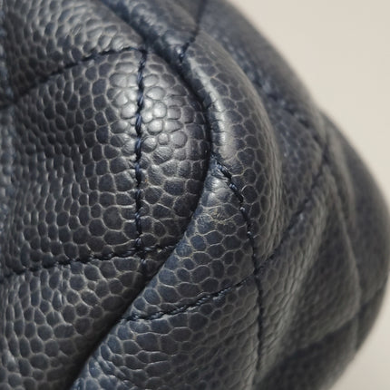 Chanel Paris Limited Small Navy Caviar Leather Gold Hardware 2015-16
