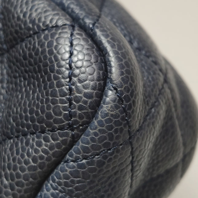 Chanel Paris Limited Small Navy Caviar Leather Gold Hardware 2015-16