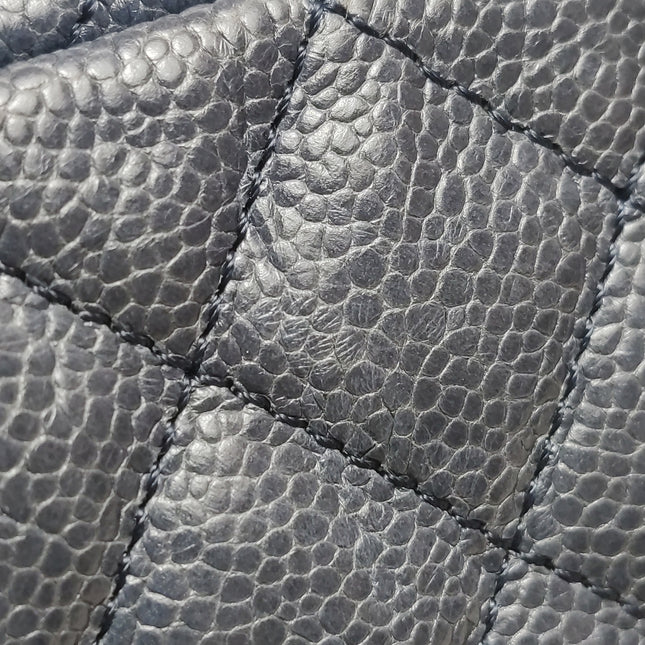 Chanel Paris Limited Small Navy Caviar Leather Gold Hardware 2015-16