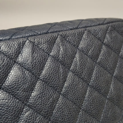 Chanel Paris Limited Small Navy Caviar Leather Gold Hardware 2015-16