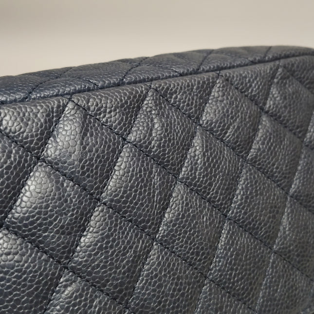 Chanel Paris Limited Small Navy Caviar Leather Gold Hardware 2015-16