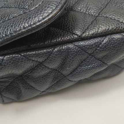 Chanel Paris Limited Small Navy Caviar Leather Gold Hardware 2015-16