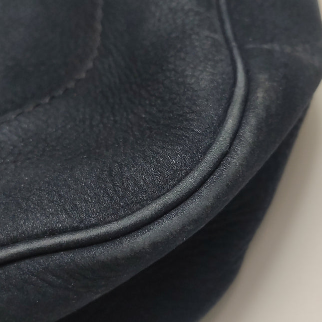 Gucci Jackie 1961 Medium Navy Suede Leather Bag