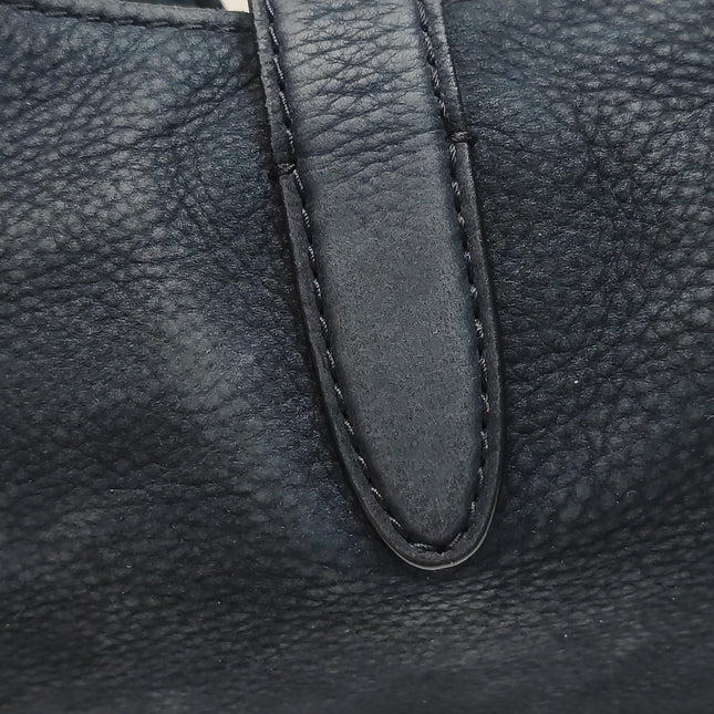 Gucci Jackie 1961 Medium Navy Suede Leather Bag