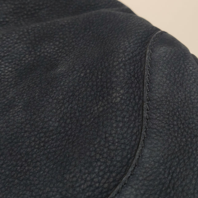 Gucci Jackie 1961 Medium Navy Suede Leather Bag
