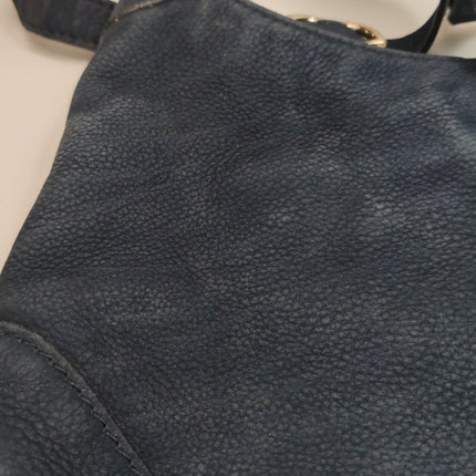 Sac Gucci Jackie 1961 en daim bleu marine, taille moyenne