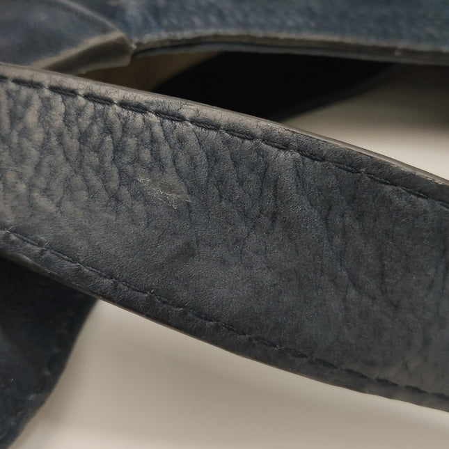 Gucci Jackie 1961 Medium Navy Suede Leather Bag