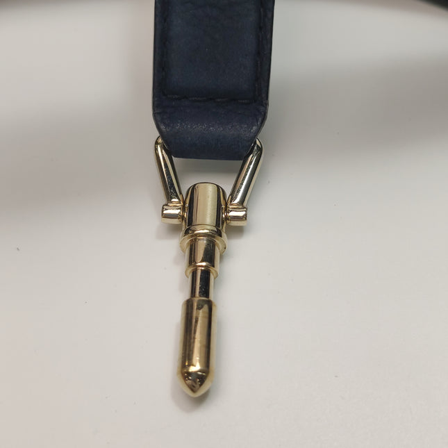 Gucci Jackie 1961 Medium Navy Suede Leather Bag