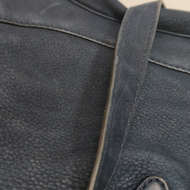 Gucci Jackie 1961 Medium Navy Suede Leather Bag