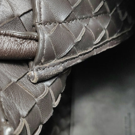 Sac à main Bottega Veneta Andiamo grand marron chocolat