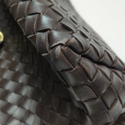 Sac à main Bottega Veneta Andiamo grand marron chocolat