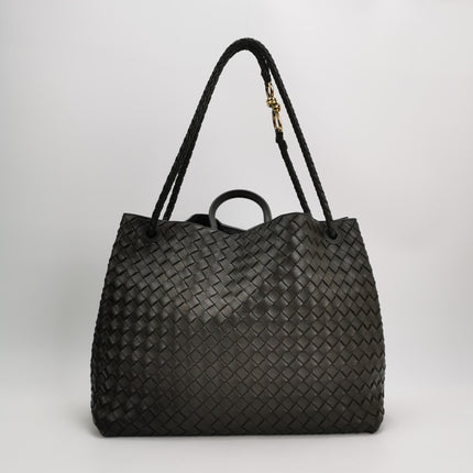 Sac à main Bottega Veneta Andiamo grand marron chocolat