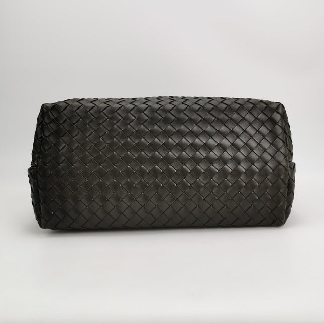 Bottega Veneta Andiamo Large Dark Chocolate Brown Handbag