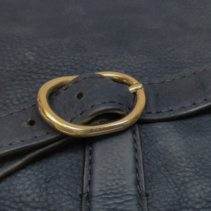 Sac Gucci Jackie 1961 en daim bleu marine, taille moyenne