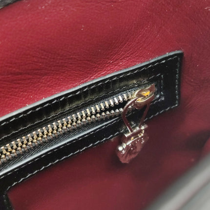 Sac à bandoulière en cuir noir petit modèle Gucci Jackie 1961 Fermoir S24