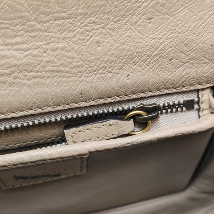 Sac à main Gucci Bamboo 1947 moyen en cuir noir