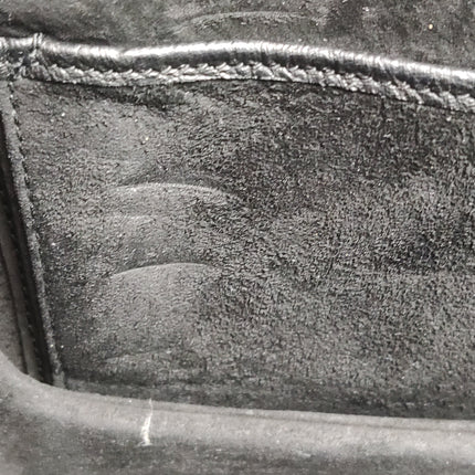 Sac à main Gucci Bamboo 1947 moyen en cuir noir