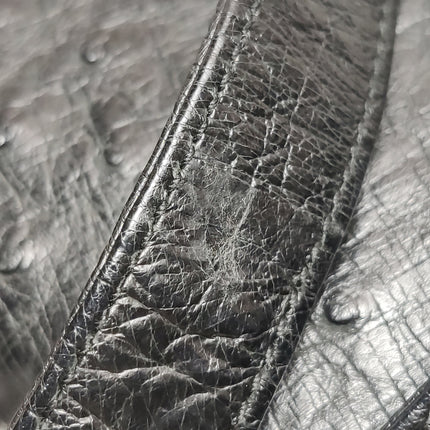 Sac à main Gucci Bamboo 1947 moyen en cuir noir