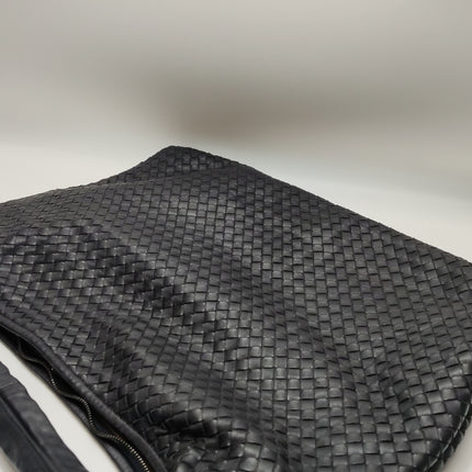 Bottega Veneta Veneta Sac Hobo Maxi en Cuir Noir 52-54cm