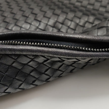 Bottega Veneta Veneta Sac Hobo Maxi en Cuir Noir 52-54cm