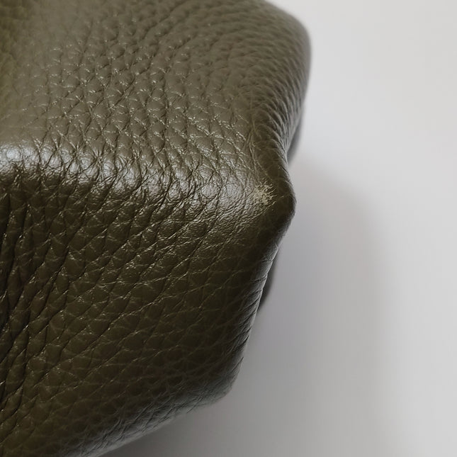 Gucci Softbit Maxi Shoulder Bag Olive Green Calfskin Leather 2024