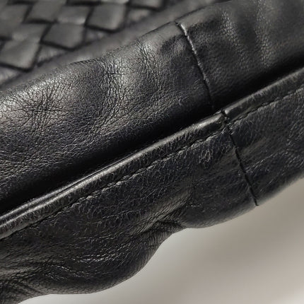 Bottega Veneta Veneta Sac Hobo Maxi en Cuir Noir 52-54cm