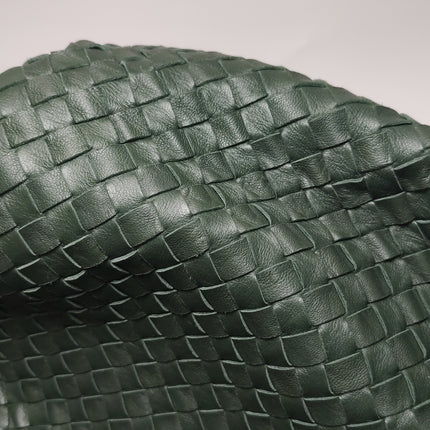 Bottega Veneta Belly Hobo Intrecciato Dark Green Nappa Leather Large 50cm