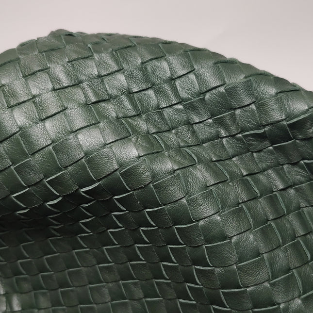 Bottega Veneta Belly Hobo Intrecciato Dark Green Nappa Leather Large 50cm