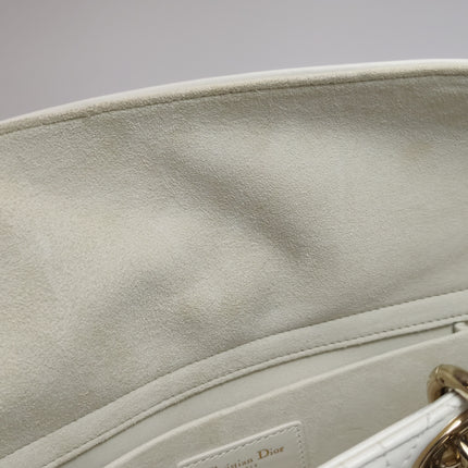 Sac à main Lady D-Joy moyen en cuir d'agneau Cannage bordeaux 2016
