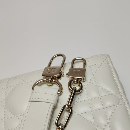 Sac à main Lady D-Joy moyen en cuir d'agneau Cannage bordeaux 2016