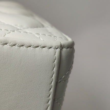 Sac à main Lady D-Joy moyen en cuir d'agneau Cannage bordeaux 2016