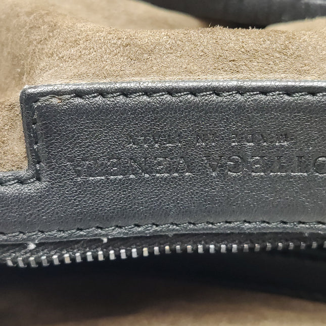 Bottega Veneta Veneta Hobo Maxi Black Leather and Velvet 52cm