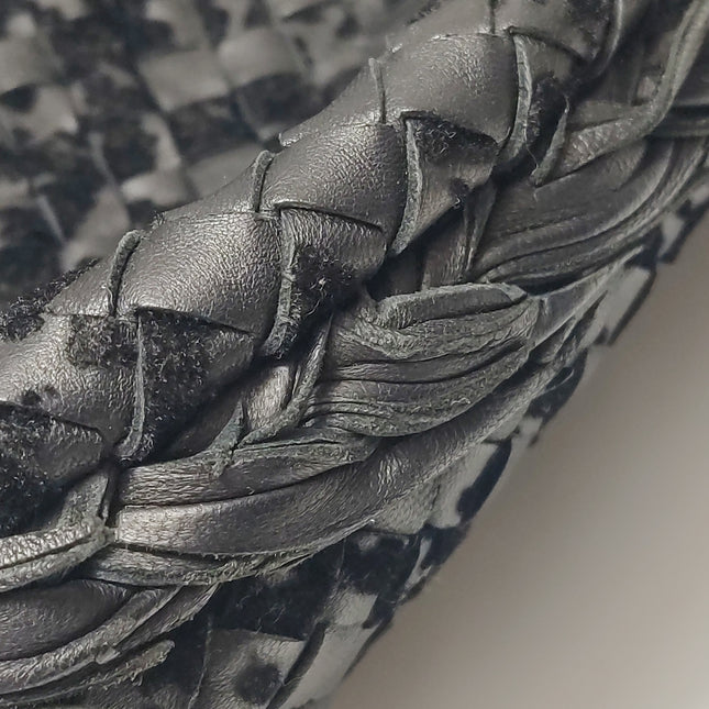 Bottega Veneta Veneta Hobo Maxi Black Leather and Velvet 52cm