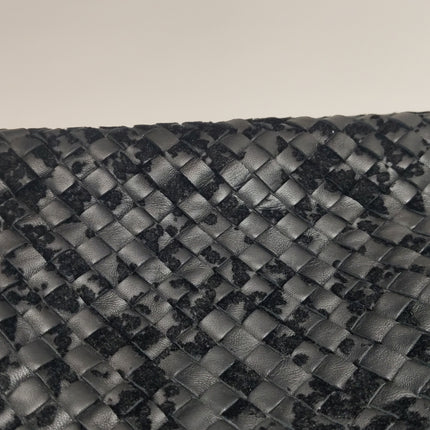 Bottega Veneta Veneta Hobo Maxi Black Leather and Velvet 52cm