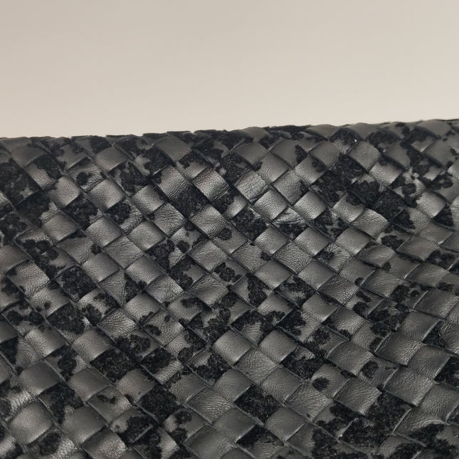 Bottega Veneta Veneta Hobo Maxi Black Leather and Velvet 52cm