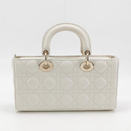 Sac à main Lady D-Joy moyen en cuir d'agneau Cannage bordeaux 2016