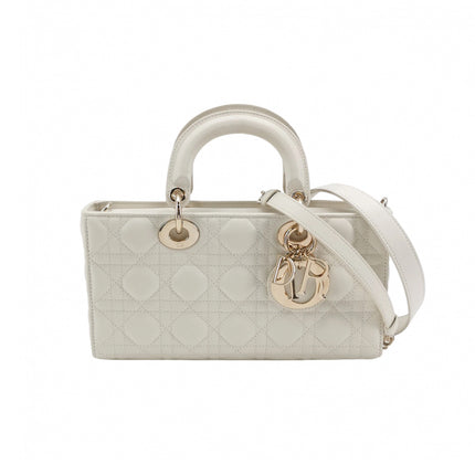 Sac à main Lady D-Joy moyen en cuir d'agneau Cannage bordeaux 2016