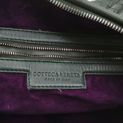 Bottega Veneta Belly Hobo Intrecciato Dark Green Nappa Leather Large 50cm