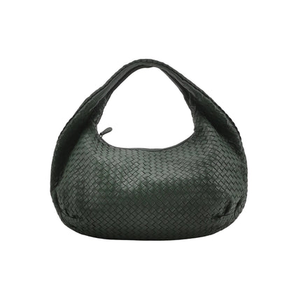 Bottega Veneta Belly Hobo Intrecciato Dark Green Nappa Leather Large 50cm