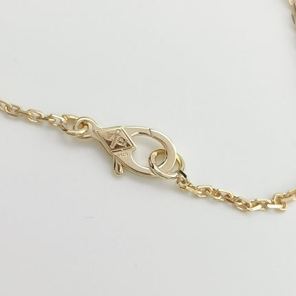 Van Cleef & Arpels Necklace Vintage Alhambra pendant 18k Yellow Gold Mother of Pearl