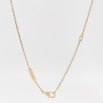 Van Cleef & Arpels Necklace Vintage Alhambra pendant 18k Yellow Gold Mother of Pearl