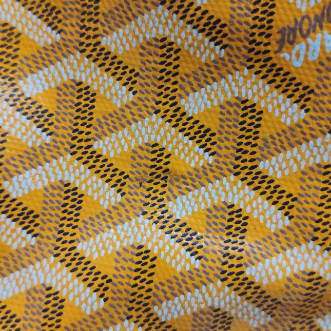 Goyard Anjou GM Large Yellow Reversible Leather Tote