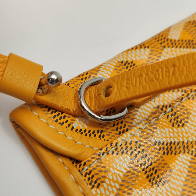 Goyard Anjou GM Large Yellow Reversible Leather Tote