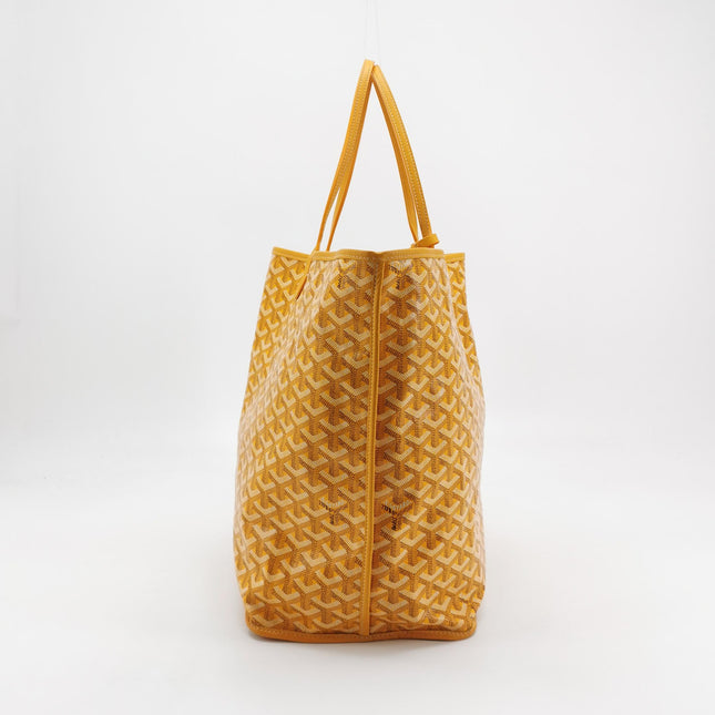 Goyard Anjou GM Large Yellow Reversible Leather Tote