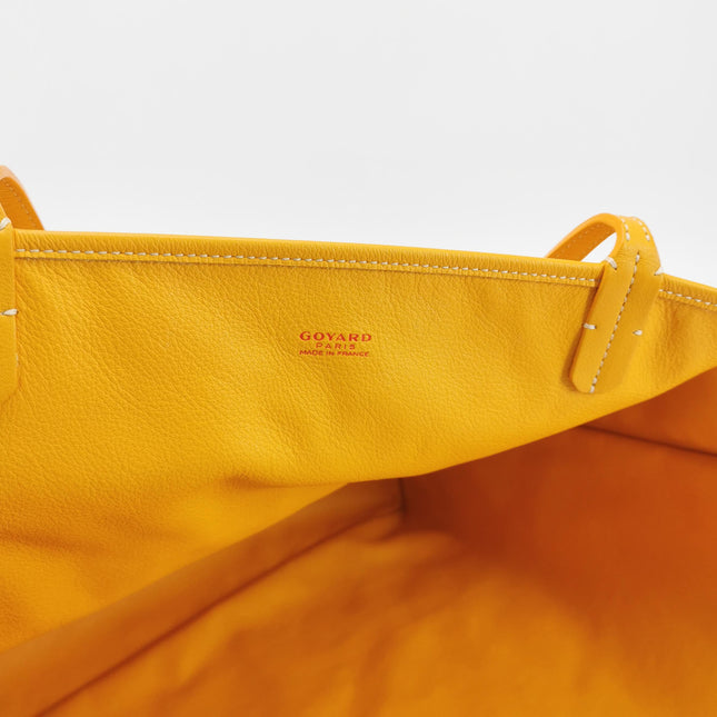 Goyard Anjou GM Large Yellow Reversible Leather Tote