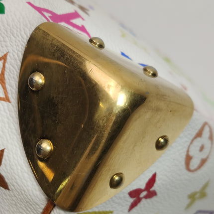 Louis Vuitton x Takashi Murakami Speedy 40 White Multicolor
