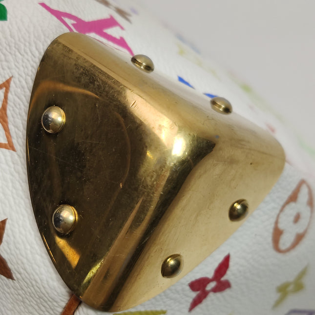 Louis Vuitton x Takashi Murakami Speedy 40 White Multicolor