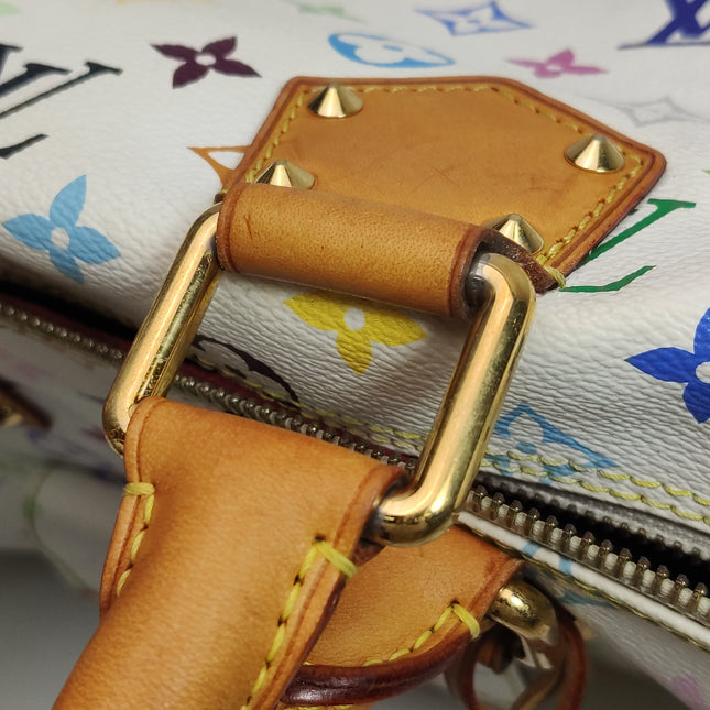 Louis Vuitton x Takashi Murakami Speedy 40 White Multicolor