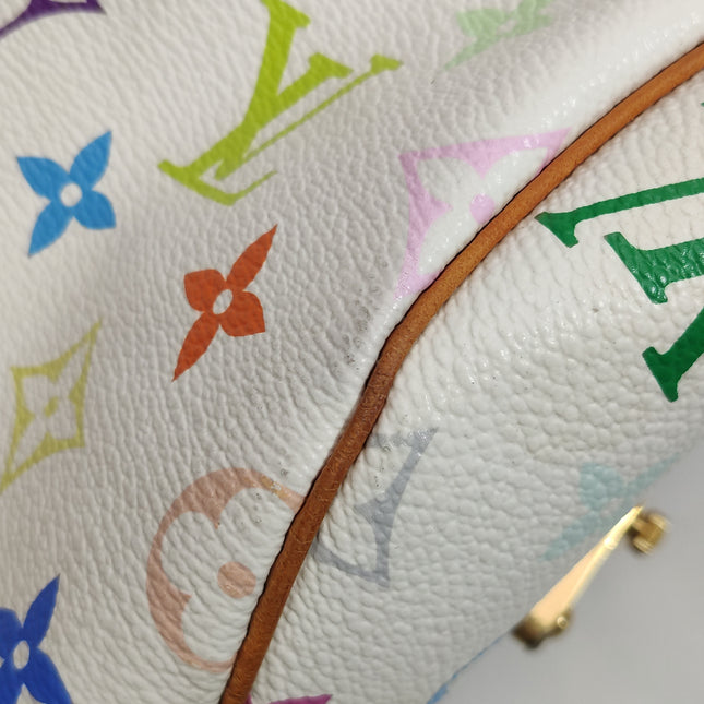 Louis Vuitton x Takashi Murakami Speedy 40 White Multicolor