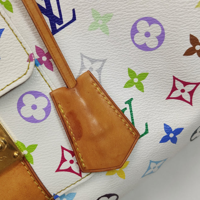 Louis Vuitton x Takashi Murakami Speedy 40 White Multicolor